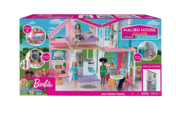 Barbie Malibu House Dollhouse Playset