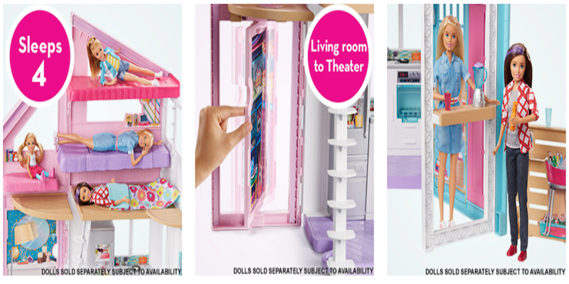 Barbie Malibu House Dollhouse Playset