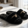 Michael Kors Fuzzy Fur Slippers