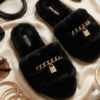 Michael Kors Fuzzy Fur Slippers