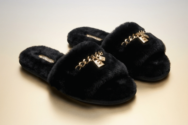 Michael Kors Fuzzy Fur Slippers