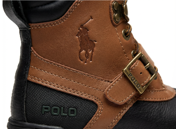 polo ralph lauren duck boot close up